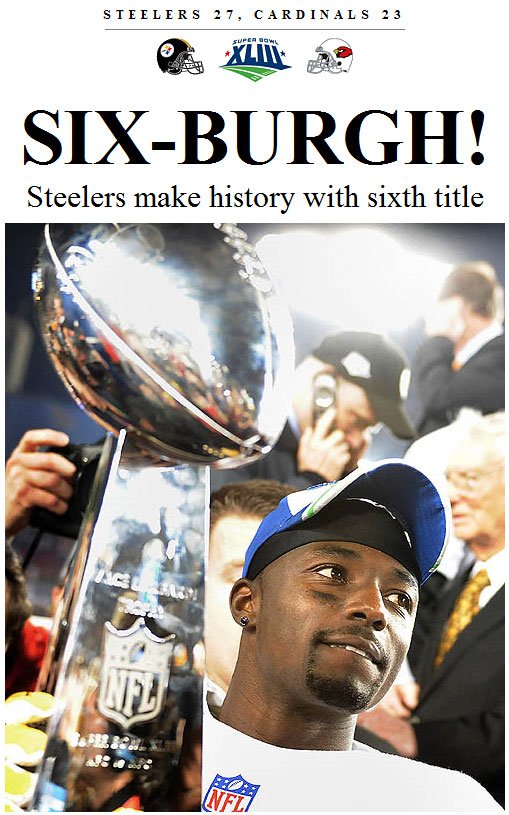 Pittsburgh Steelers Win 6th Super Bowl Title